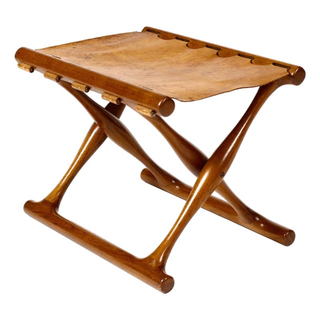 1960s Danish Modern / Mid Century Teak “Gold Hill” Foot Stool – Attributed to Poul Hundevad for Vamdrup Stølefabrik For Sale
