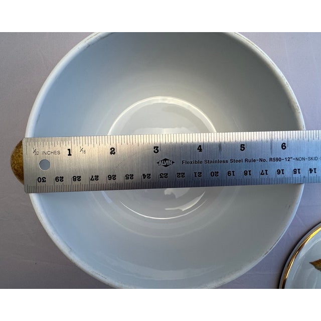 Ceramic 1970s Royal Worcester "Evesham Gold" Serving Dish (Shape 23/ Size 6) For Sale - Image 7 of 11