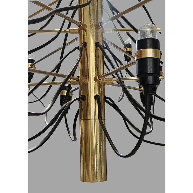 Model 2097/30 Chandelier by Gino Sarfatti for Arteluce, Italy, 1960s For Sale - Image 6 of 12