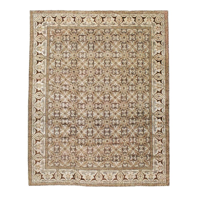Galerie Shabab Collection Early20th Century Indian Lahore Room Size Rug For Sale