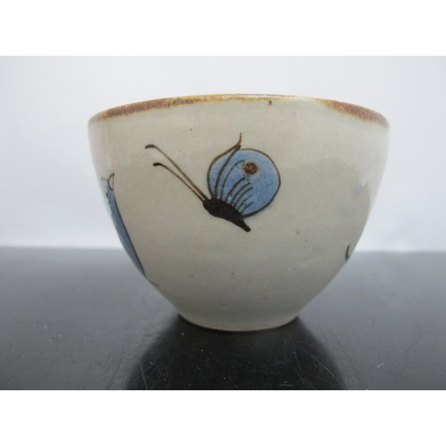 Ken Edwards El Palomar Blue Bird Tonala Mexico Folk Art Coffee Tea Cup & Saucer For Sale In Portland, OR - Image 6 of 11