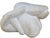 Abstract Vintage Abstract Carved Stone Sculpture Reclining Woman Modernist For Sale - Image 3 of 6