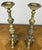 Vintage Brass Ornate Decorative Candleholders, Set of 2 For Sale - Image 3 of 18