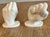 1970s Pair of Vintage 1977 Nancy Funk White Ceramic Wall Mounted Hands - Signed For Sale - Image 5 of 11