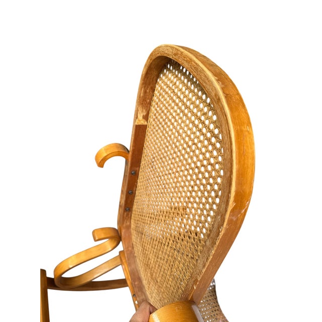Vintage Thonet-Style Bentwood Rocking Chair – C. 1970 For Sale - Image 13 of 14
