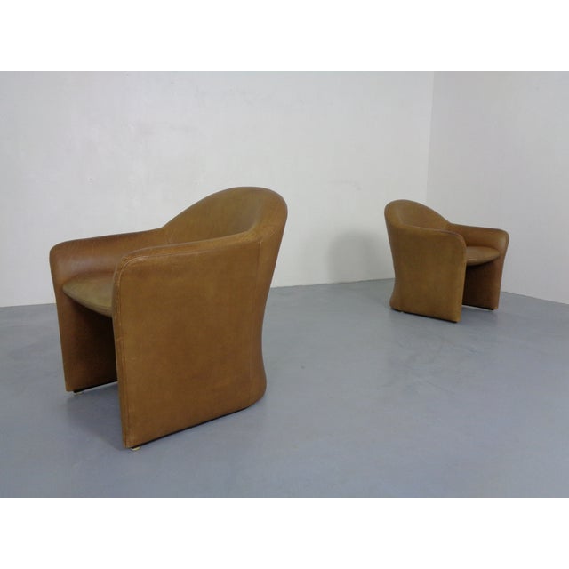 Contemporary Set of Mid-Century German Leather Cocktail Chairs from Walter Knoll, 1960s For Sale - Image 3 of 18