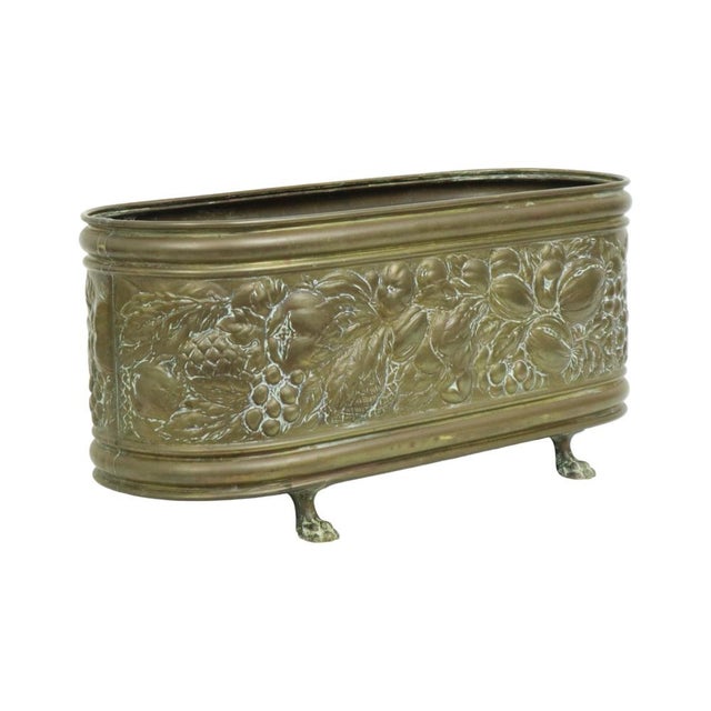 French Antique Copper Flower Pot Jardinière, 19th Century For Sale - Image 6 of 18