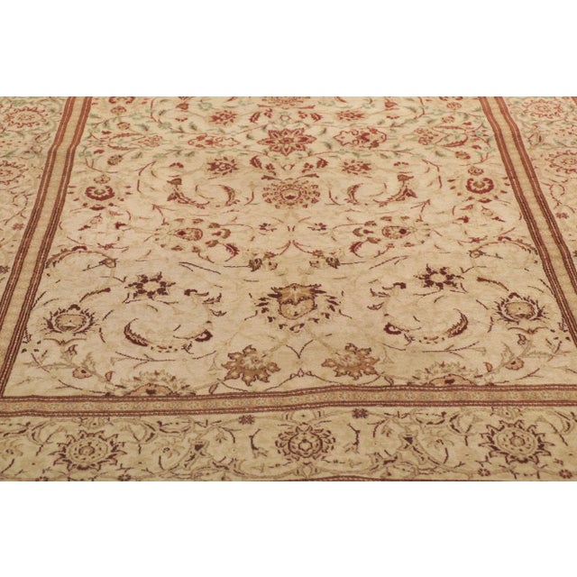 Antique Persian Kashan Rug - 04'03 x 07'01 For Sale - Image 4 of 8