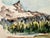 Original watercolor on paper by Henry Emil Salloch, also known as Heinz Emil Salloch, the German-born American artist and...