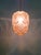 Glass Art Deco Skyscraper Pendant Light in Frosted Pink Glass, 1920s For Sale - Image 7 of 14