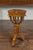 Biedermeier Period 1840s Austrian Walnut Guéridon with Star Inlay and Foliage For Sale - Image 4 of 11