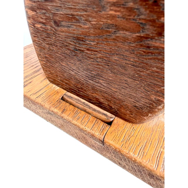 Brown Vintage French Art Deco Wooden Bookend, 1930s For Sale - Image 8 of 9