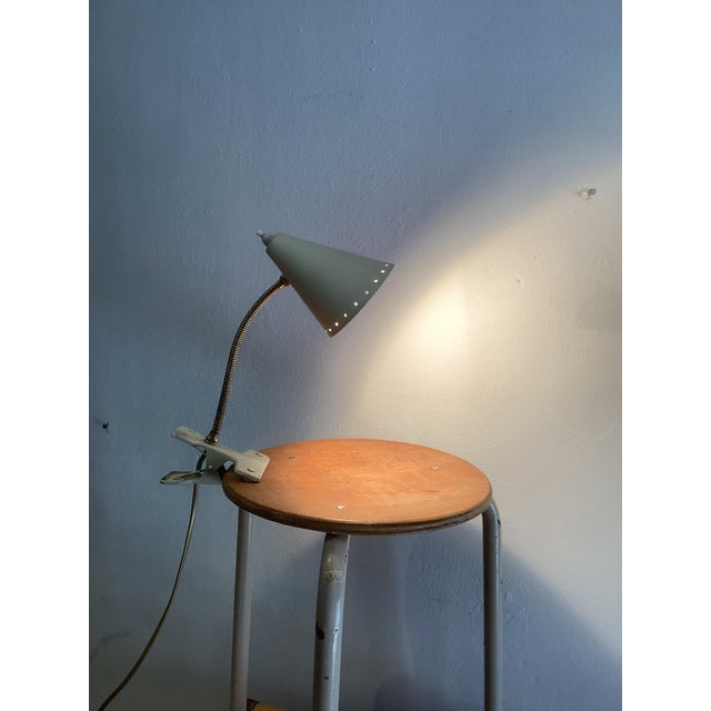 Mid-Century Clip Light Lamp, Italy, 1960s For Sale - Image 4 of 10