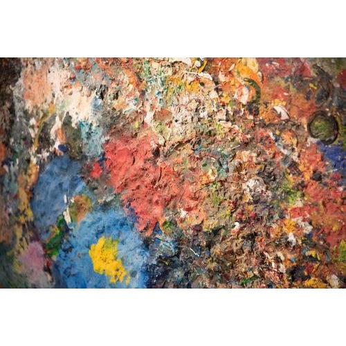 Blue Sergio Piccoli, Untitled, 1976, Oil on Panel For Sale - Image 8 of 18