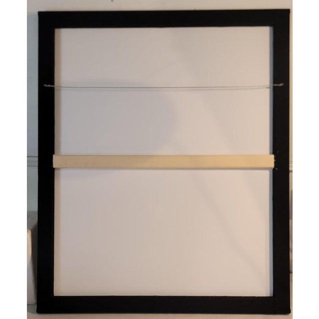 Amish Wool Mounted Nine Patch Postage Stamp Crib Quilt For Sale In Los Angeles - Image 6 of 6