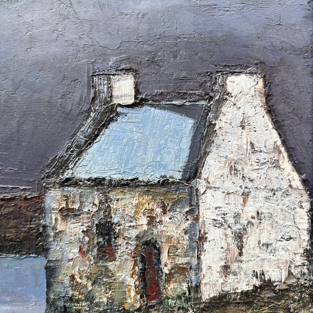 Ronald, Evening in Brittany, 1980s, Oil Painting on Canvas, Framed For Sale - Image 10 of 18