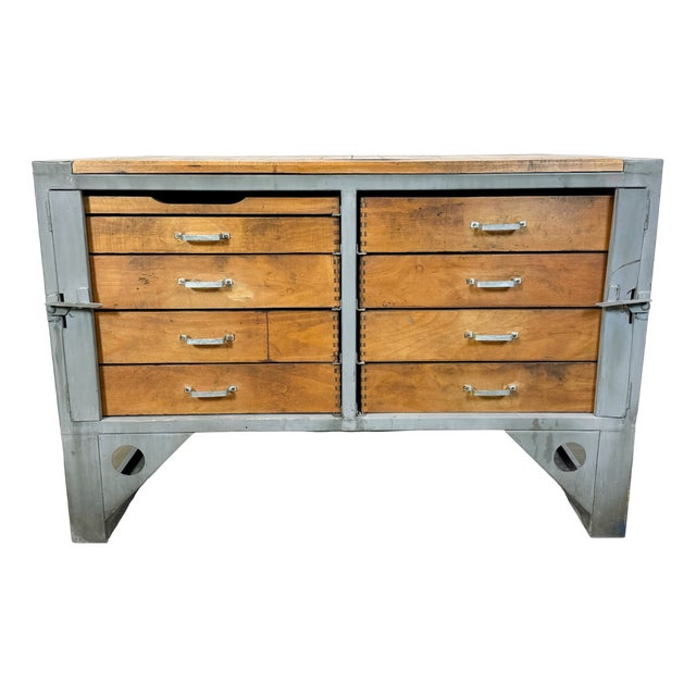 Vintage Industrial Chest of Drawers, 1960s For Sale