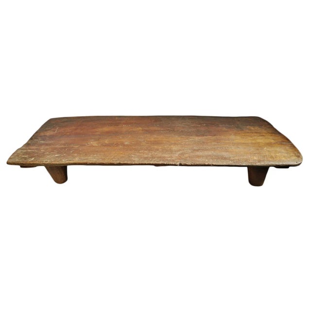 Wood Early 20th Century Antique Naga Tribe Low Coffee Table For Sale - Image 7 of 7