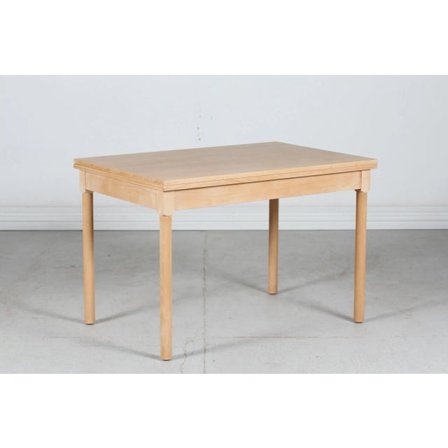 Mid-Century Modern Vintage Extendable Coffee Table in Beech Model Fh 4500 by Børge Mogensen for Fritz Hansen, Denmark, 1970s For Sale - Image 3 of 8
