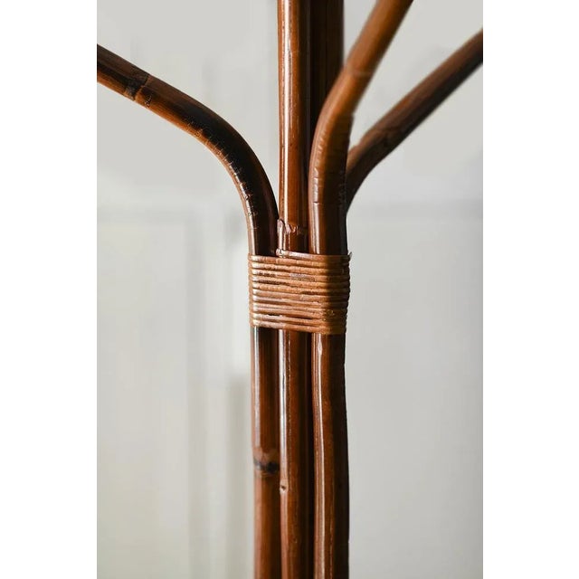 Bamboo Coat Rack, 1980s For Sale - Image 3 of 7