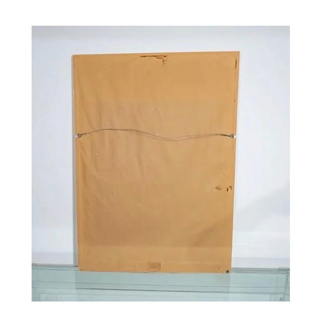 Emilio Tadini, Italian Pop Art Mixed Media Surrealist Painting Collage Gouache Emilio Tadini For Sale - Image 11 of 12