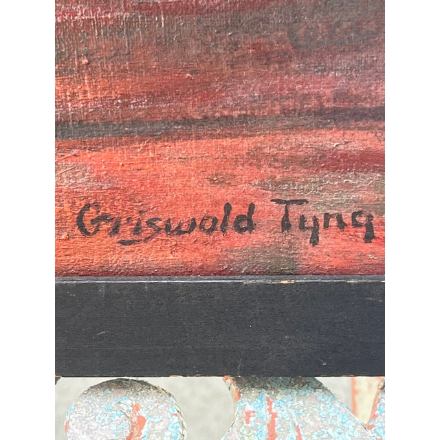 American Illustration, “Tired but Happy” by Griswold Tyng (1883-1962) This oil painting on canvas depicts a grandfather...