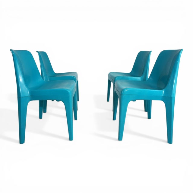 Space Age Dining Chairs from Schröder & Henzelmann, 1970s, Set of 4 For Sale - Image 11 of 18