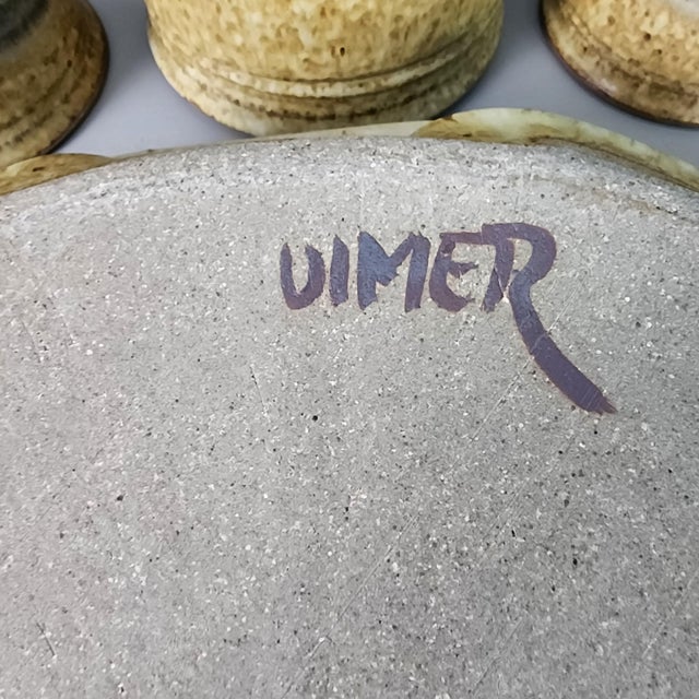 Jim Ulmer Stoneware Drink Serving Set For Sale - Image 12 of 12