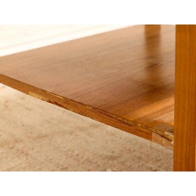 Vintage Two-Tier Wood Side Table For Sale - Image 11 of 12