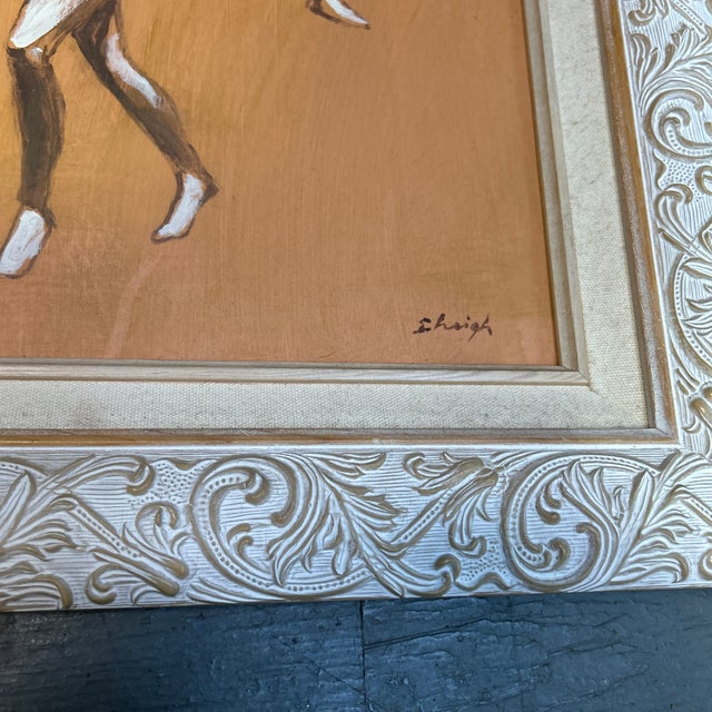 Paint Two Contemporary Original Paintings by Stephen Heigh “Hoop Dance #1-2” - Set of Two For Sale - Image 7 of 9