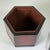 Mid-Century Boho Chic Hollywood Regency Traditional Six-Sided Burlwood Velvet-Lined Box. For Sale - Image 10 of 13