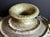 Vintage Pier 1 Weathered Green Earthenware Vase With Tropical Leaf Relief For Sale In Washington DC - Image 6 of 10