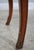 French Vintage Parquetry Mahogany Rectangular End Table For Sale - Image 10 of 13