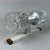 Metal Wall Lamp in Aluminum and Crystal, 1970s For Sale - Image 7 of 18