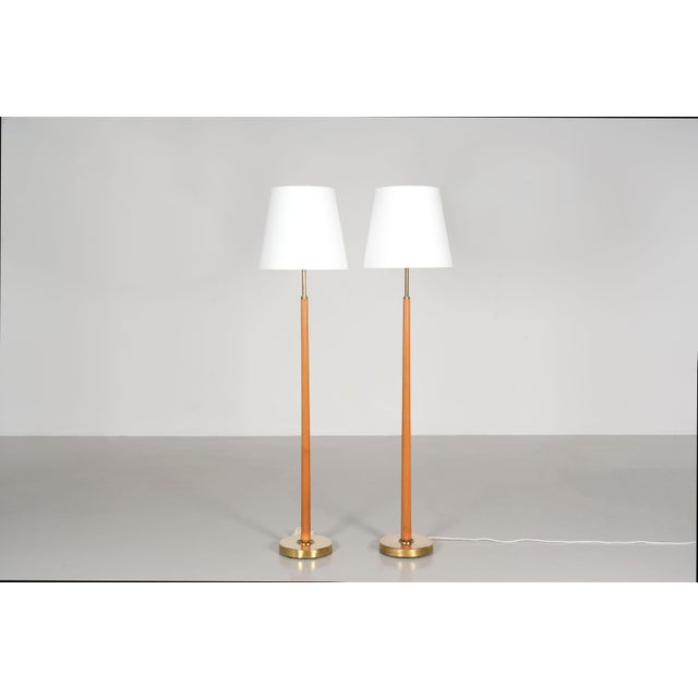 Floor Lamps by Hans Bergström for Ateljé Lyktan, 1950, Set of 2 For Sale - Image 10 of 10