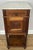 French Bedside Table in Oak with Marble Top For Sale - Image 17 of 17