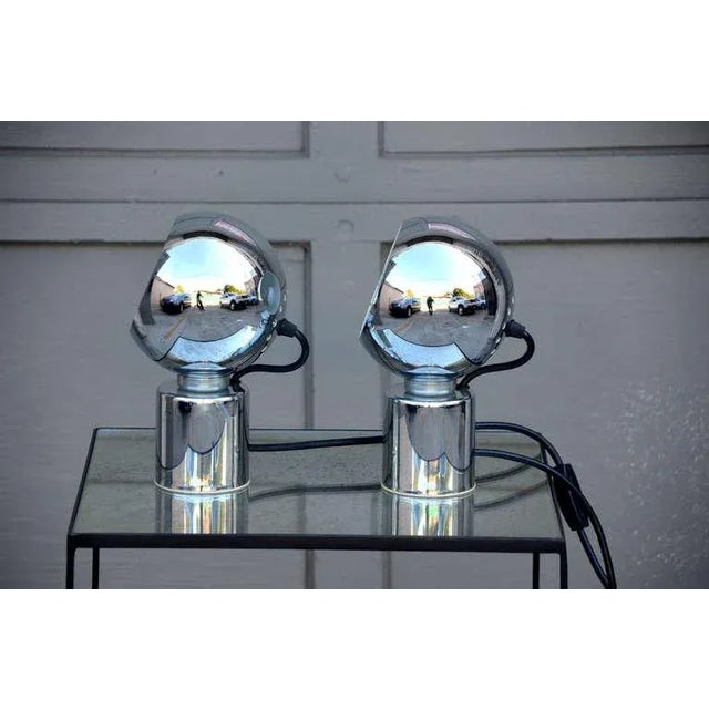 1960s Articulated Globe Spotlights by Reggiani Lampadari - a Pair For Sale - Image 5 of 10