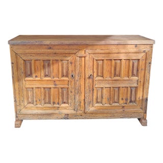 Low Sideboard in Pine, 19th Century For Sale