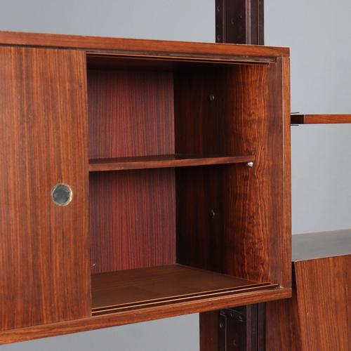 Wood Vintage Wall Bookcase, 1960s For Sale - Image 7 of 16