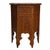 An antique Arts & Crafts hexagonal tabouret plant stand crafted from oak, dating to approximately 1920. This piece...