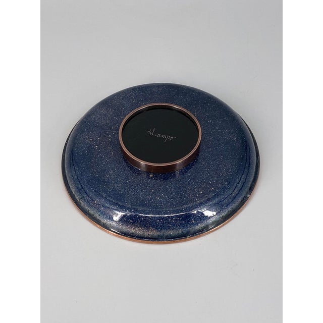 Mid-Century Modern Enamelled Copper Bowl by Studio Del Campo, Italy, 1960s For Sale - Image 3 of 8