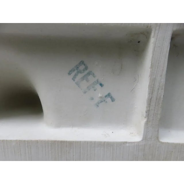 Bathroom Tray Wall Console in Porcelain White, 1950s For Sale - Image 13 of 18