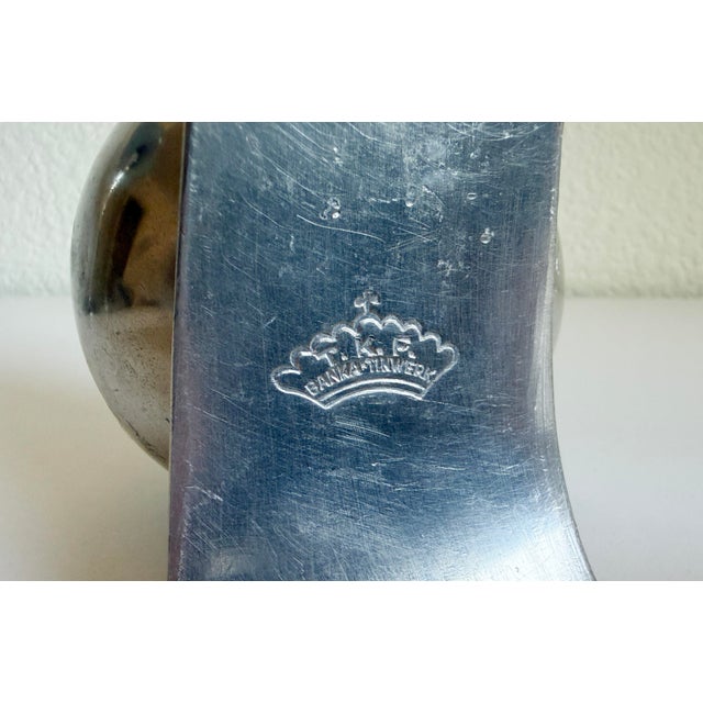 Art Deco 1930's Banka Tinwerk Pewter Ashtray For Sale - Image 10 of 10