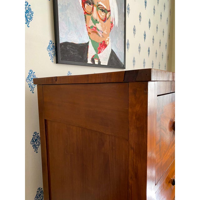 Antique Early 1800s American Neoclassical Mahogany Chest of Drawers For Sale - Image 14 of 14