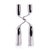 Metal Liaison 2-Piece Metal Candle Holder Set For Sale - Image 7 of 7