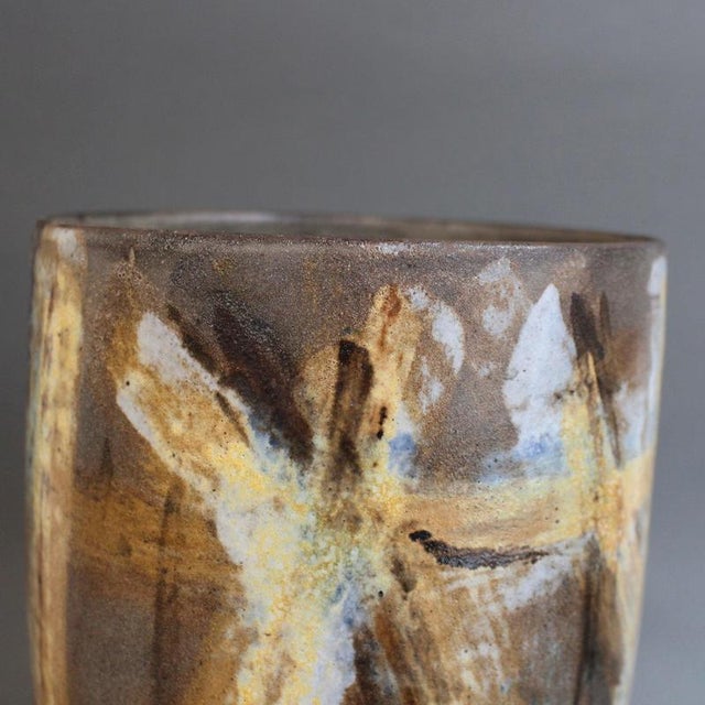 Vintage French Ceramic Vase from Alexandre Kostanda, 1960s For Sale - Image 13 of 18