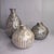 Set of 3 Capiz Shell Vases – Coastal Modern Neutral Decorative Objects, Philippines For Sale - Image 12 of 12