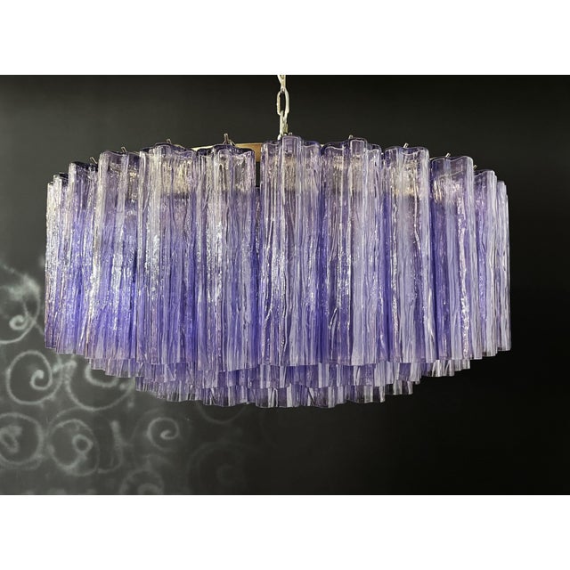 Large Murano Glass Chandelier, 1990s For Sale - Image 16 of 16