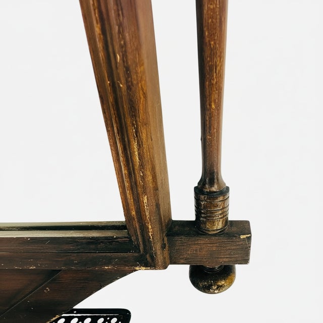 Rare Grand Scale 43" Mid-Century American Federal Eagle Mirror by Burwood For Sale - Image 10 of 18