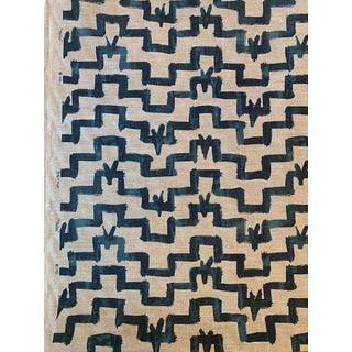 Zak and Fox Tulu Indigo Fabric - 2 Yards For Sale